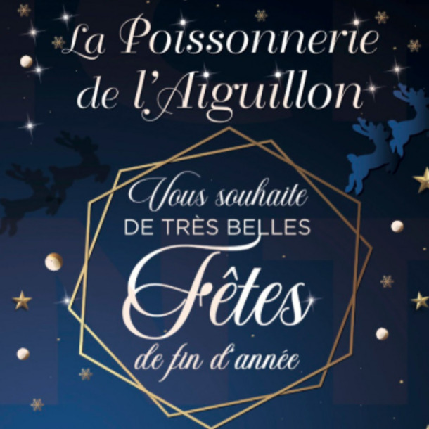 Menu de Fêtes de la poissonnerie de l'Aiguillon